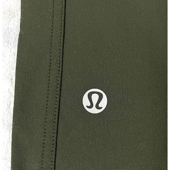 RARE Lululemon Carry Less Olive Utility Pants Sz 4 Hiking Pocket Secret Messages - Picture 7 of 16